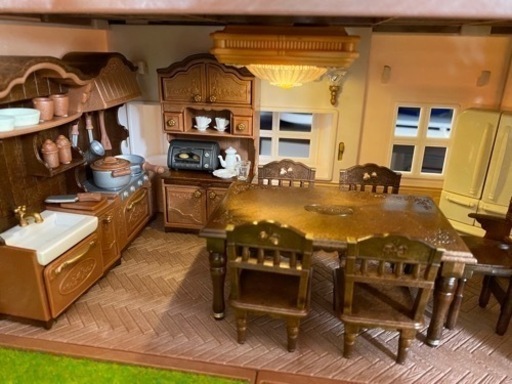 豪華おまけあり】美品!シルバニア☆赤い屋根の大きなお家クラシック