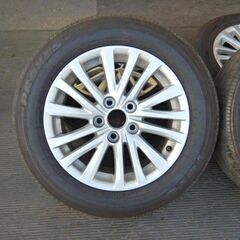 クラウン 210　ロイヤル　アルミホイール 4本セット　215/60R16　16×7J+40　タイヤ付