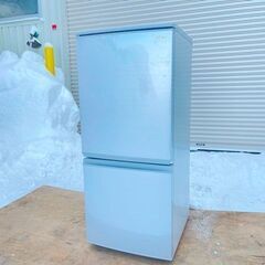 札幌発！】SHARP/シャープ ノンフロン冷凍冷蔵庫「SJ-D14F-S」2020年製