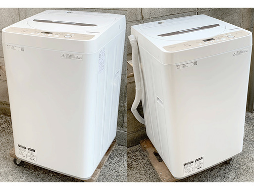 美品・2019年製】SHARP/シャープ 全自動洗濯機 ES-GE6D 洗濯容量:6.0kgを、直接引き取りに来て頂ける方に、10,000円でお譲りいたします。
