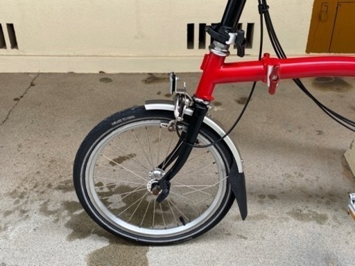 ブロンプトン　S3L イエロー　購入時より室内保管のみ BROMPTON ( ブロンプトン ) 折りたたみ自転車 C LINE EXPLORE