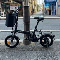 【ネット決済】フル電動自転車 モペット　アクセル付　ジャンク