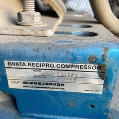 コンプレッサー　アネスト岩田　7.5kw 10馬力