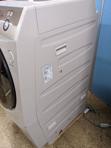 SHARP シャープ ドラム式洗濯乾燥機 洗濯9kg 乾燥6kg 66L 左開き 斜型 ES-V600-NL 予約タイマー 2015年製 カビ取り機能