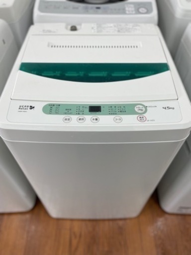 送料・設置込み　洗濯機　4.5kg ヤマダ　2017年