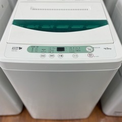 送料・設置込み　洗濯機　4.5kg ヤマダ　2017年