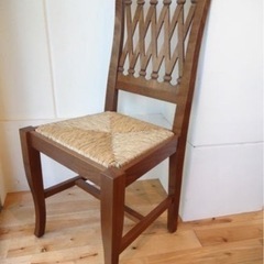 【イタリア製木製椅子:2脚セット:未使用品】BOSTON
