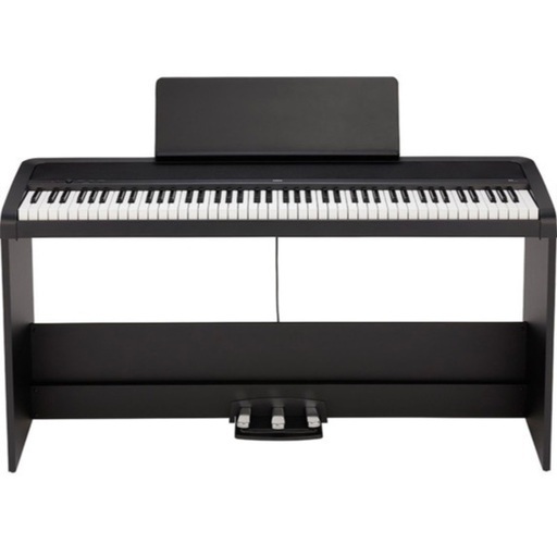 KORG B2SP-BK(限定・純正ピアノカバー付) コルグ 電子ピアノ (ブラック)＋X型イスセット(お手入れクロス、ヘッドホン付)