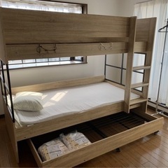 【ネット決済・配送可】2段ベッド