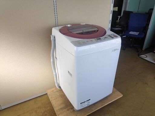 シャープ　ES-GV80MP　全自動洗濯機　8K『良品中古』2013年式　【リサイクルショップサルフ】