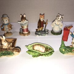 Border Fine Artsのピーターラビット26点の置物とケース