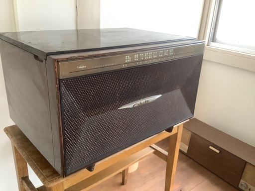 アンティーク？　レトロ　プレーヤー付　ラジオ