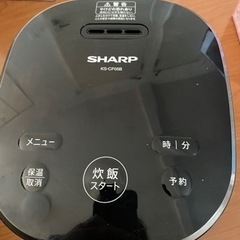 Sharp KS-CF05B-B ブラック 2019年製　炊飯器