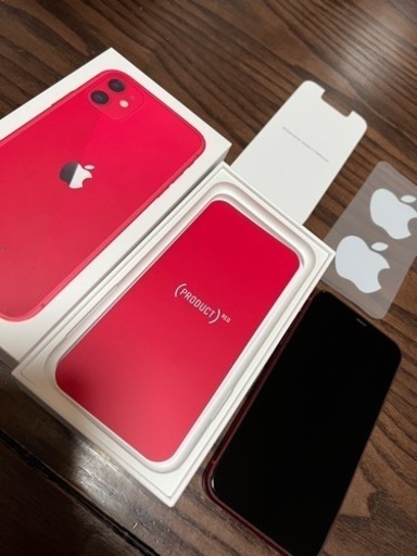 超美品‼️iPhone 11 ‼️(PRODUCT)RED ‼️64 GB Softbank ‼️レッド