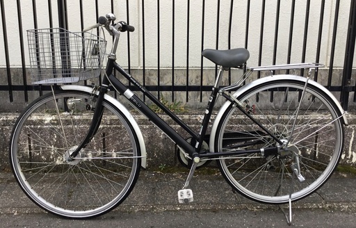 ＜整備・お得車＞シティサイクル・27インチ自転車・シマノ外装6段変速・鍵付き・洗車済・不要自転車無料引取りあり