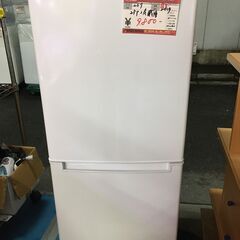 ☆中古 激安！！￥9,800！！ニトリ 106㍑2ドア冷蔵庫 家電 2018年製 ...