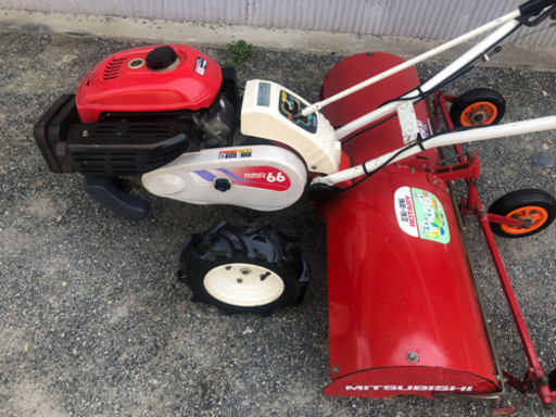 MITSUBISHI MMR66 管理機 正転逆転ロータリー ミニ耕運機 動作良好 6