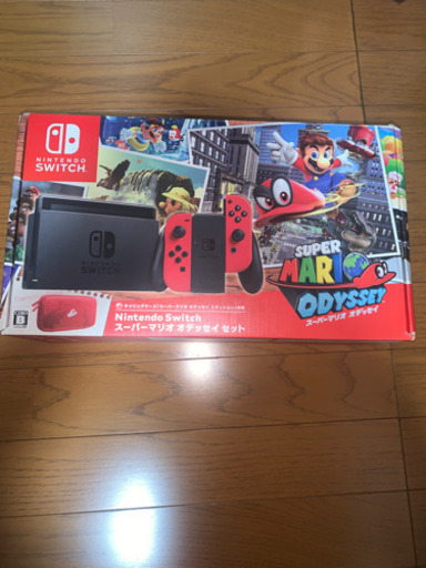 ニンテンドースイッチ　Nintendo switchスーパーマリオオデッセイセット＋MicroSDカード128GSP