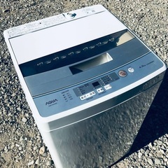 ♦️EJ1598番AQUA全自動電気洗濯機 【2019年製】