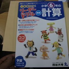 《一歩先を行く》リーダードリル〈算数〉小学6年の計算