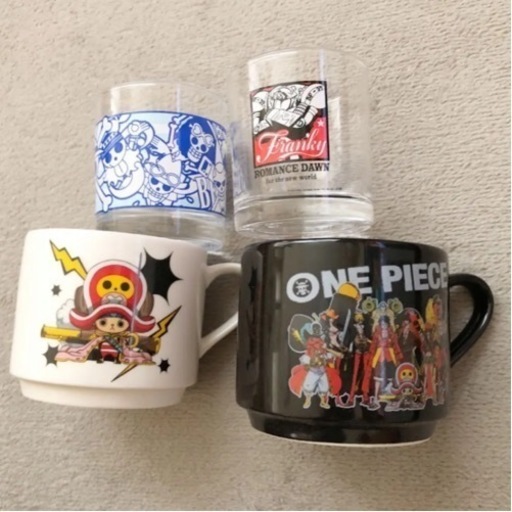 Onepiece ワンピースマグカップ コップ6点セット Tatata 鴫野の生活雑貨の中古あげます 譲ります ジモティーで不用品の処分