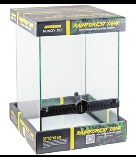 爬虫類レインフォレストタンク30×45新品