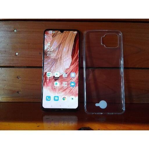 OPPO A73 ダイナミックオレンジ 美品 Android11 simフリー 社外ケース