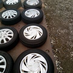 WORK Slits スーパーマルチ + YOKOHAMA スタッドレスタイヤ