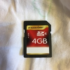シリコンパワー SDカード 4GB