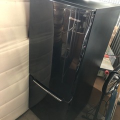 ハイセンス　2ドア　冷蔵冷凍庫　2017年　ブラック
