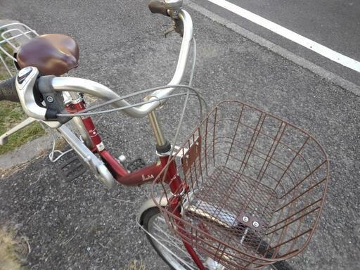 中古自転車１８６６　２４インチ　３段ギヤ　LEDオートライト　軽量アルミフレーム