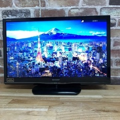 即日受渡❣️SHARP24型TV LEDアクオス スマホ連動🆗6...