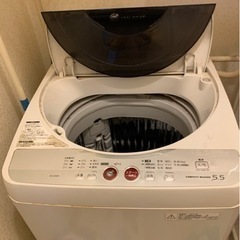 シャープ製洗濯機 ES-GE55K 2011年製