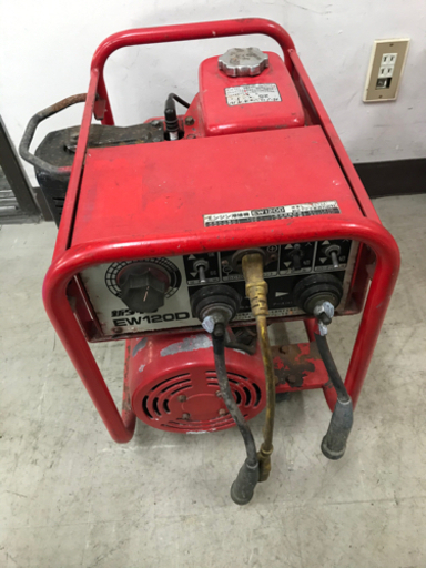 取引場所　南観音　2202-004 新ダイワ　EW120D エンジン溶接機