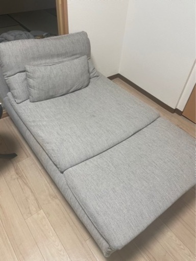 IKEA ソファ 寝椅子 ソーデルハムン ブラウン