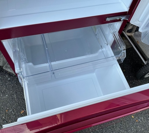 AQUA 2ドア冷凍冷蔵庫 AQR-16H-R 157L 右開き 2018年製/ワイド耐熱100 