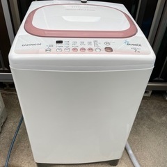 良品　洗濯機　大宇電子　7キロ　14年製