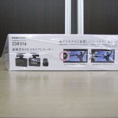 新品未開封 ドライブレコーダー 前後2カメラ COMTEC ZDR016 microSDHC付属 GPS搭載 Full HD 録画200万画素 ドラレコ カー用品 コムテック 苫小牧西店