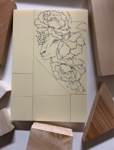 オーダーメイドけしごむはんこ【はがきサイズ】