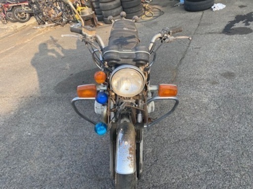 cb750k rc01 cb750 書付 エンジン始動確認 レストアベース