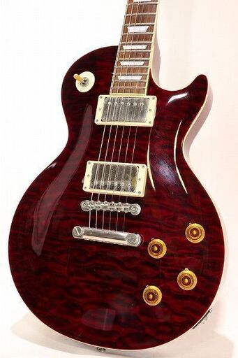 【苫小牧バナナ】美品 Tokai LS105Q SDR トーカイ レスポールタイプ 2011年 キルトトップ 日本製 綺麗なシースルーワインレッド 現品限り♪