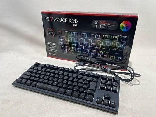 苫小牧バナナ】美品 東プレ ゲーミングキーボード REALFORCE RGB TKL