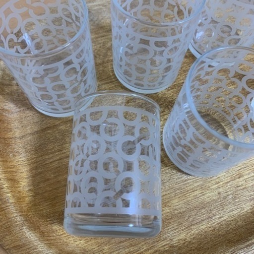Coach コーチ グラス６個セット のんた 川崎の食器 コップ グラス の中古あげます 譲ります ジモティーで不用品の処分