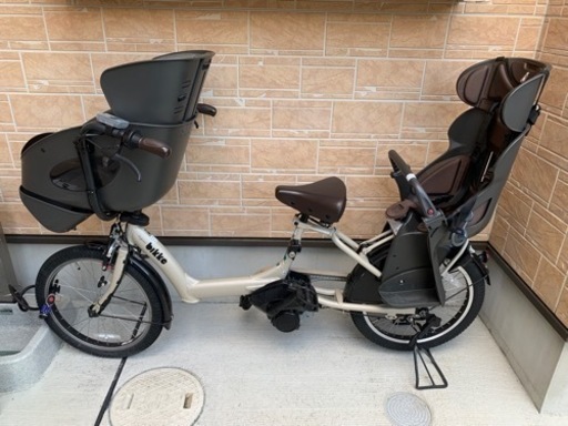 値下げ！美品！ビッケポーラーe  ブリヂストン　3人乗り　電動付き自転車