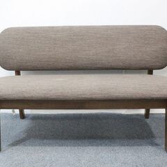 ニトリ リビングダイニングテーブル4点セット(LDリラックスワイド160MBR/2P･1Pチェア） NITORI  中古家具 店頭引取歓迎 R5148)