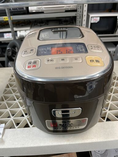 開封未使用品　炊飯器　アイリスオーヤマ　2018年製　TERC-IB30-T　【リサイクルショップどりーむ荒田店】