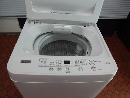 ID 997090 洗濯機 ヤマダ4.5Kg ２０２０年製 YWM-T45H1 ...