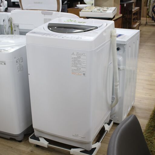 TOSHIBA 東芝 AW-7G9(W) 全自動洗濯機 7kg 7キロ-