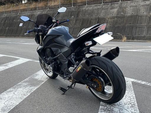 車検 R4/9/29迄 kawasaki カワサキ Z1000 B型 黒 アクラポビッチマフラー フェンダーレス タイヤバリ溝