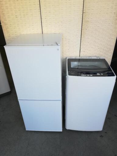 セット78⭐高年式セット⭐配送と設置は無料サービス⭐ニトリ冷蔵庫106L＋アクア洗濯機5kg